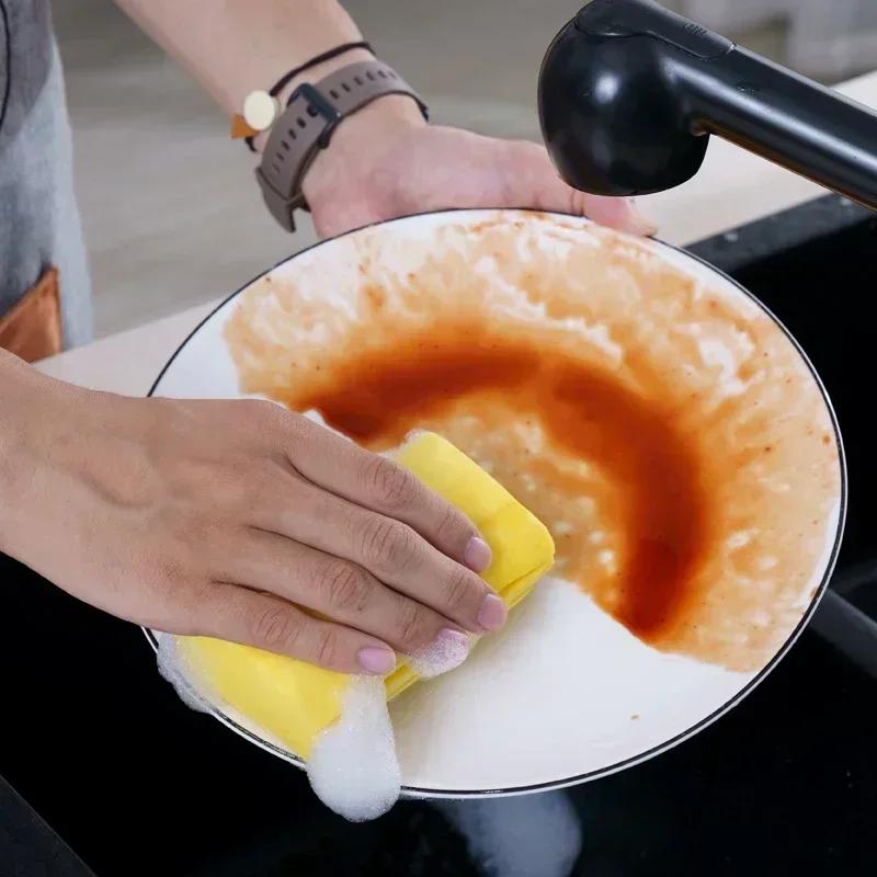 5Pcs Sponge Magic Dust Eating Sponge Cleaning Duster Sponges Reusable Eraser Brush Blinds Kitchen Window Cleaning Tools
