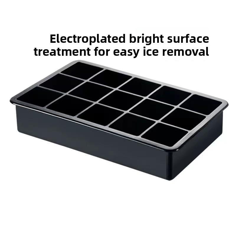 Food Grade Silicone Ice Grid Ice Cube Mold Easy Demoulding 15 Grid Home Refrigerator DIY Ice Box Homemade Ice Cube Mold
