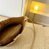 Simple Woven Bucket Bag Women's Mobile Phone Bag Versatile Shoulder Messenger Bag