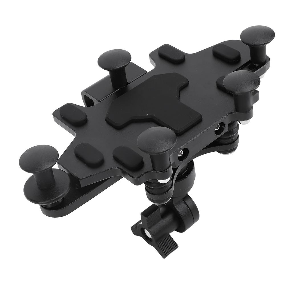 Handyhalterung Aluminiumlegierung Drehbar Stoßabsorbierendes Silikon 5-Klauen-Befestigung Handyhalter für