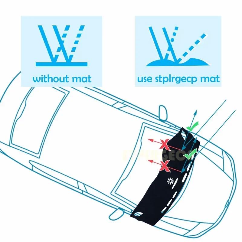 Car Dashboard Cover Dash Board Mat Carpet Pad Sunshade Cape Cushion LHD RHD Car Dashboard Cover Mat for Citroen C5 2008-2016