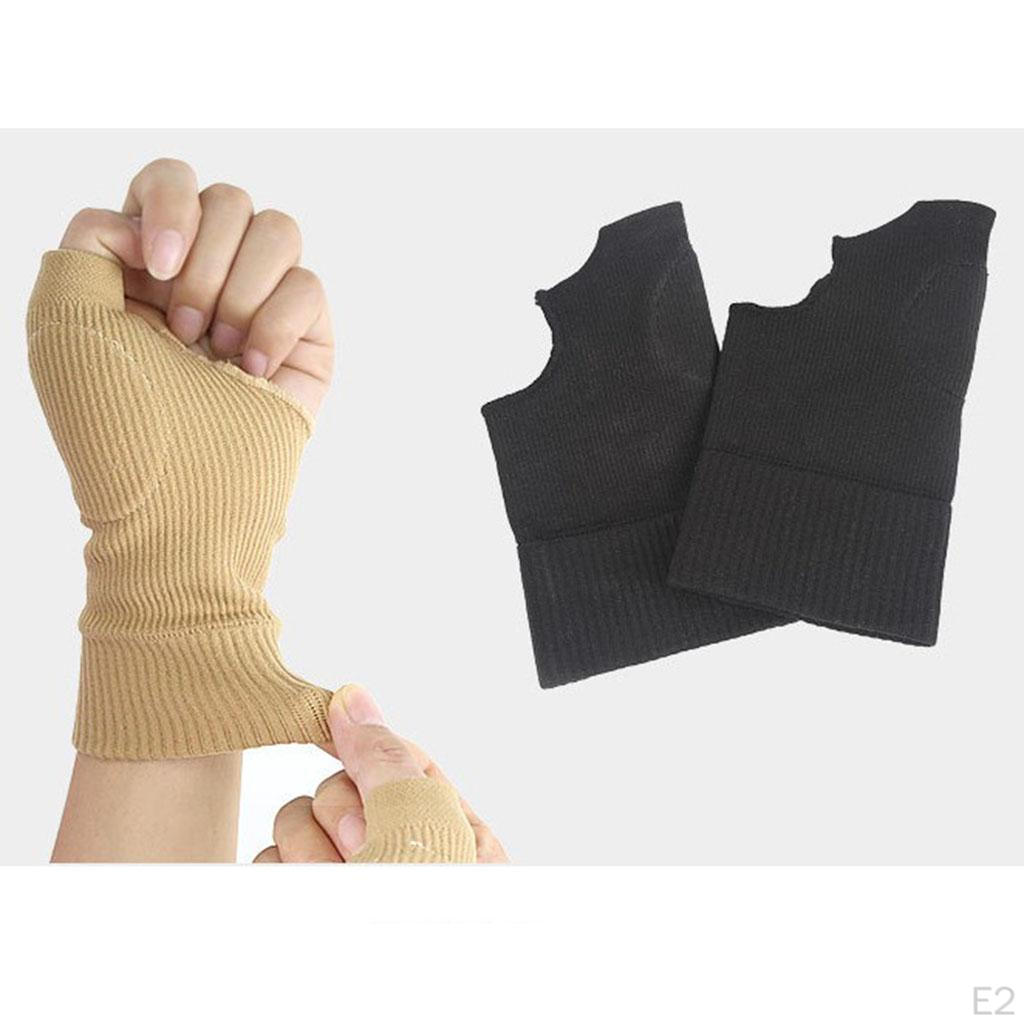 1 Pair Arthritis Carpal Tunnel Wrist Thumb Hands Support
