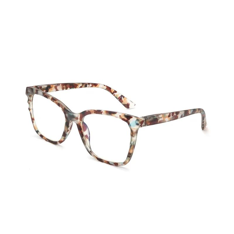 Classic Large Frame High-definition Reading Glasses, Fashionable Anti Blue Light Ultra Light Presbyopia Glasses+100 To+300 Gafas