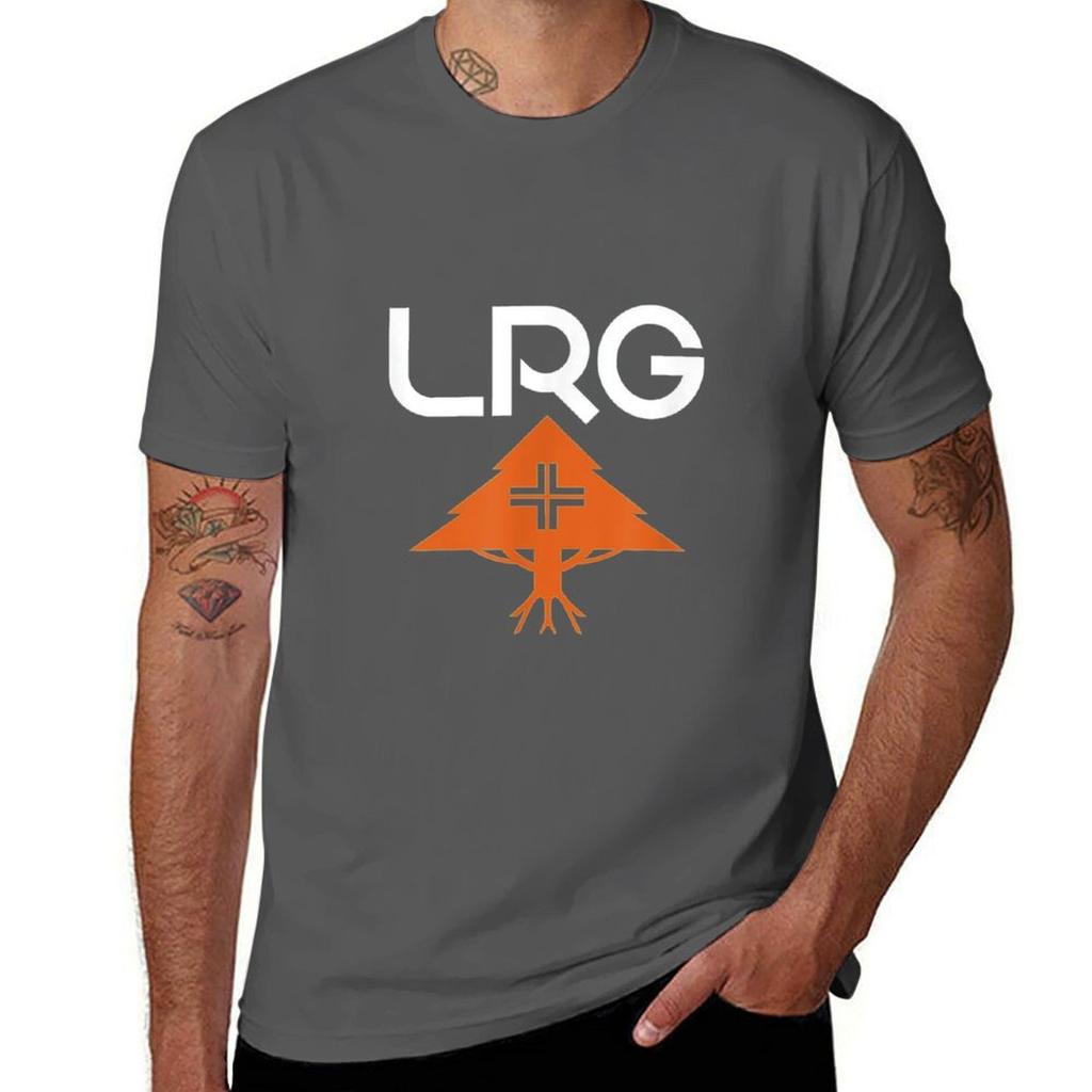 Unisex L Großes Kernlogo T-Shirt Übergröße Sommer Kurzarm T-Shirt