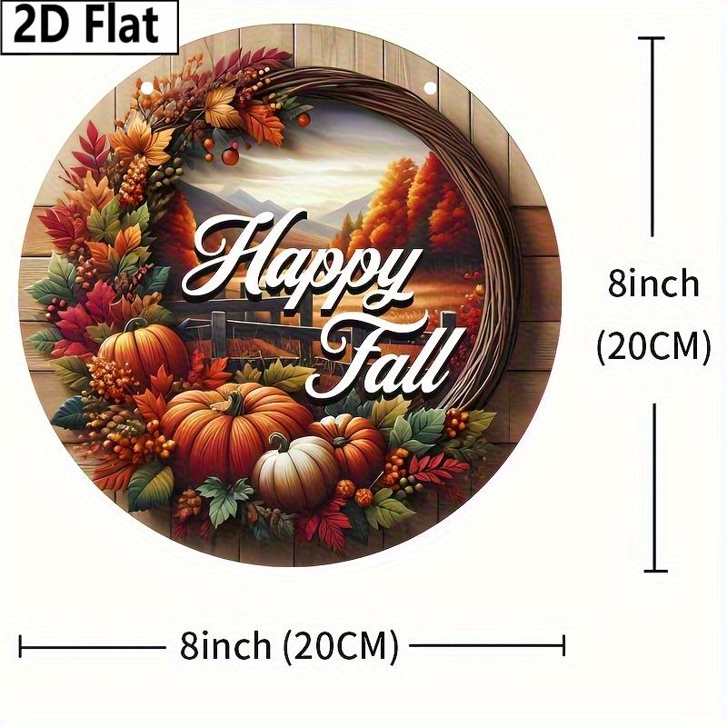Garden decorations,autumn harvest festival decorations,wooden hanging decorative signs,Pumpkin and maple leaf pattern,2D flat products