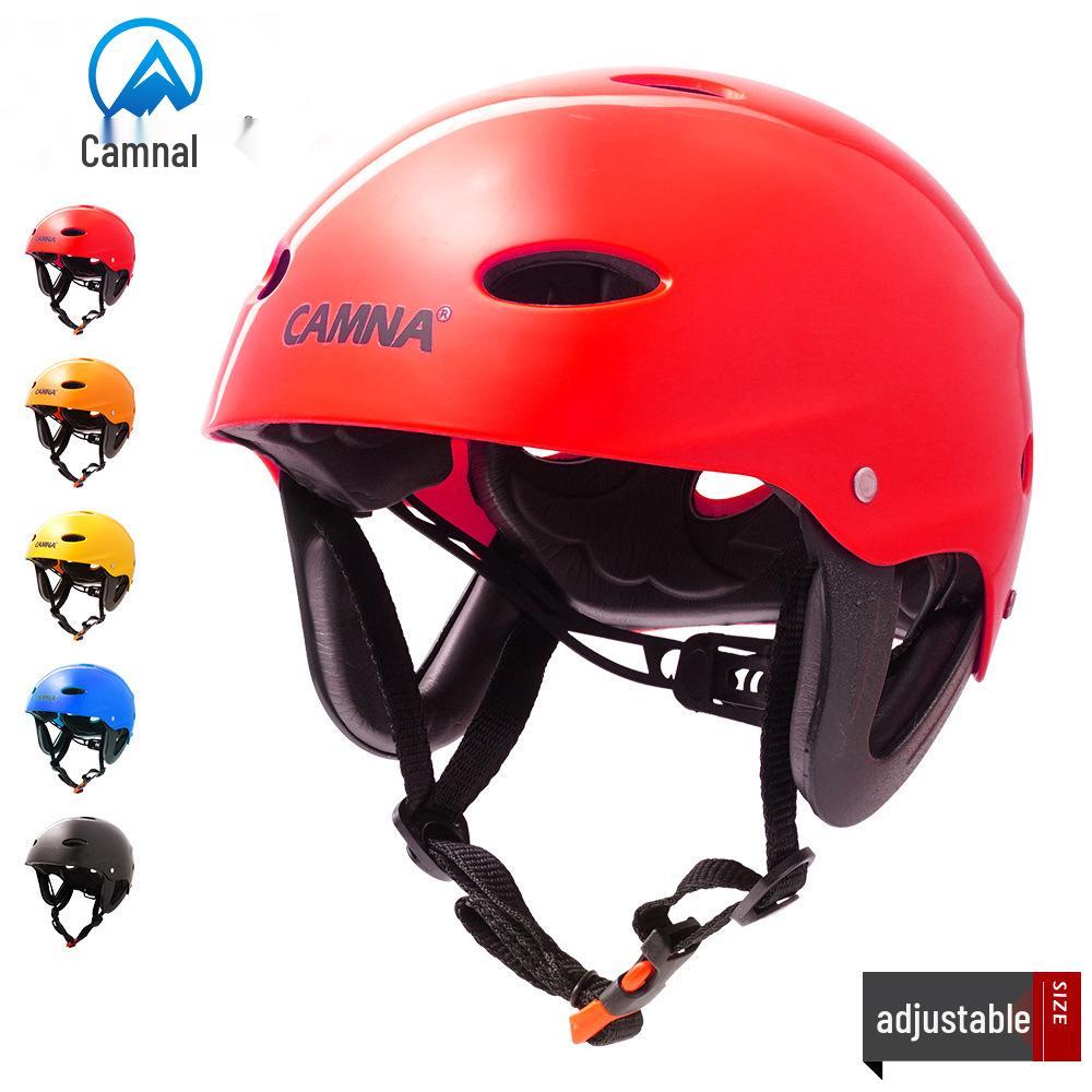 

Защитная каска Kanle для альпинизма, скалолазания, каньонинга, рафтинга и катания на лодке. красный