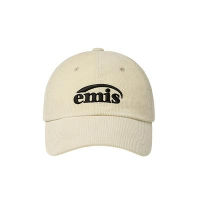 Emis NEW LOGO CORDUROY EMIS Cap (RENEWAL)-CREAM