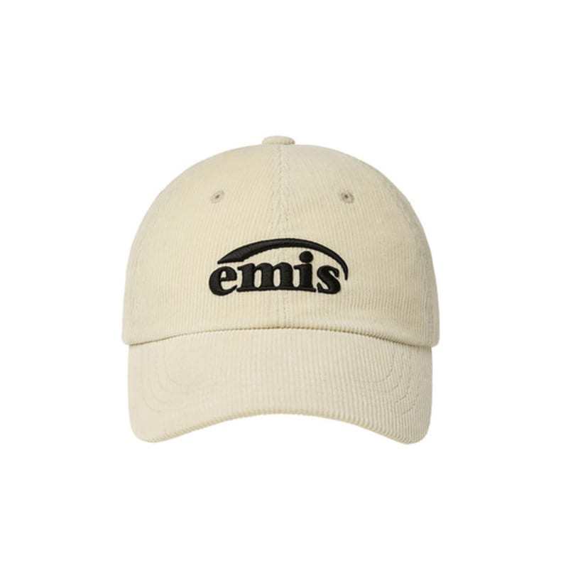 

EMIS NEW LOGO CORDUROY EMIS cap (RENEWAL)-CREAM CREAM