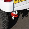 Apio T9 Tow Rear Passenger 9mm Thick JB23 Vehicles with Apio Rear FRP Hook, Side, [for Bumper] Red, 3070-29L