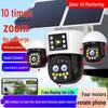 Solar-Powered 360° Night Vision Outdoor Smart Security Camera - Wireless & Network-Free
