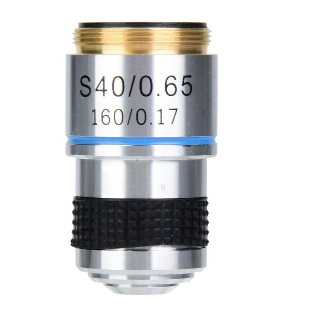 40X 185 Biologisches Mikroskop Achromatische Objektivlinse 160 0.17