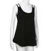 Women Casual V Neck Sleeveless Backless Blouse Tank Tops Clothes