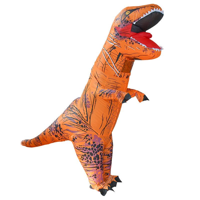 Aufblasbares Dinosaurier-Fahrradkostüm – Lustige Requisite für Partys & Cosplay
