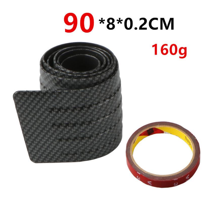 Universal 104*9cm Car Trunk Door Sill Plate Protector Rear Bumper Guard Rubber Mouldings Anti-collision Scratch Rubber Strip