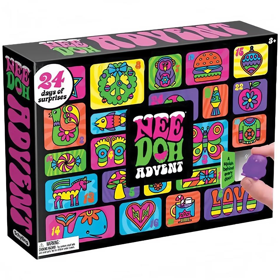 

Новый адвент-календарь Needoh Подарок для детей 24 дня Обратный отсчет Новый год Семья Друзья Дети Слепой бокс Вечеринка Игрушка