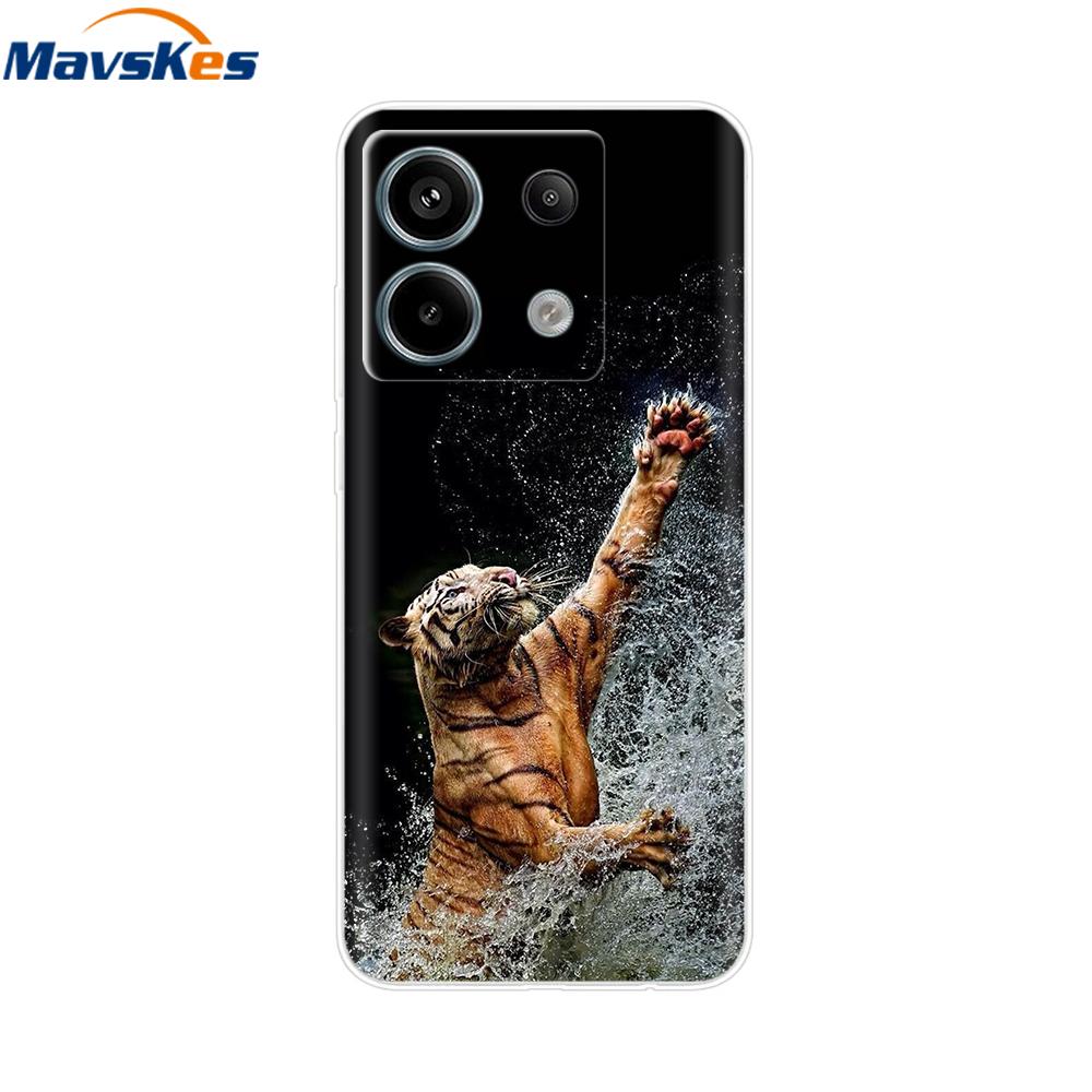 For Redmi Note 13 Pro 4G 5G Fundas Cover TPU Silicon Protective Case For Xiaomi Redmi Note13 13Pro Phone Clear Back Cover Bumper