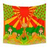 Psychedelic Sunset Tapestry  Vibrant Art for Living Room  Boho Style Enhance Your Space with Colorful and Inspirational Vibes