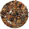 50 Retro Halloween Doodle Stickers Party Decoration Guitar Laptop Suitcase DIY Waterproof