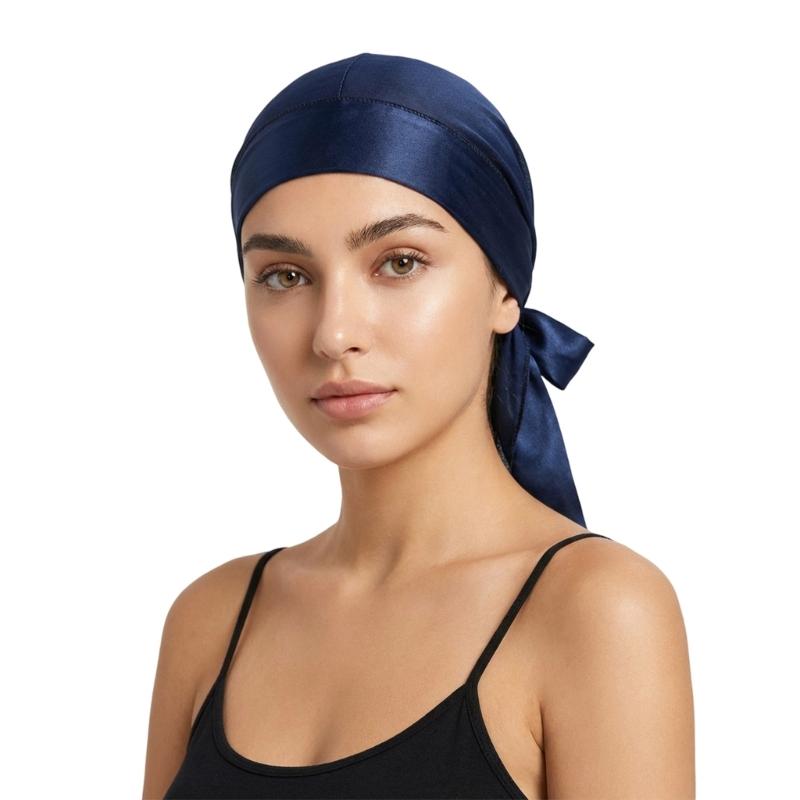 Damen Durag Kopftuch Kopfbedeckung Hut Schal Perfekt für Festivals und Feiern Atmungsaktive Kopfbedeckung Kopftuch