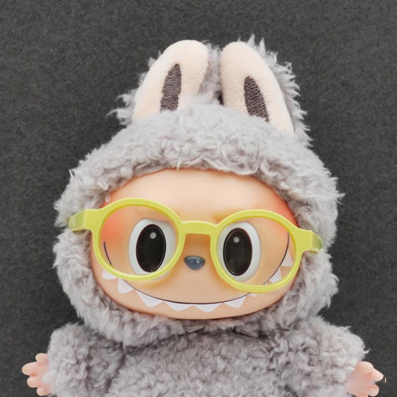 1Pcs Glasses For Mini Cotton Dolls Plastic Glasses Plush Doll Sunglasses Decoration Candy Colored Glasses Doll Accessories