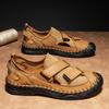 2025 Sandals Men's Summer Non-slip and Wear-resistant Soft-soled Driving Shoes Men's Outdoor Leisure Trend Beach Shoes