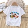 Paw Patrol Children's Short-Sleeve T-Shirt Cartoon Print Pullover Boys and Girls Summer Breathable Casual Top