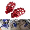Powerful Footpeg Foot Pegs Rests Peda For YZ80 YZ125 YZ250 YZ500 WR200 WR250 WR500 HONDA XR350 Red