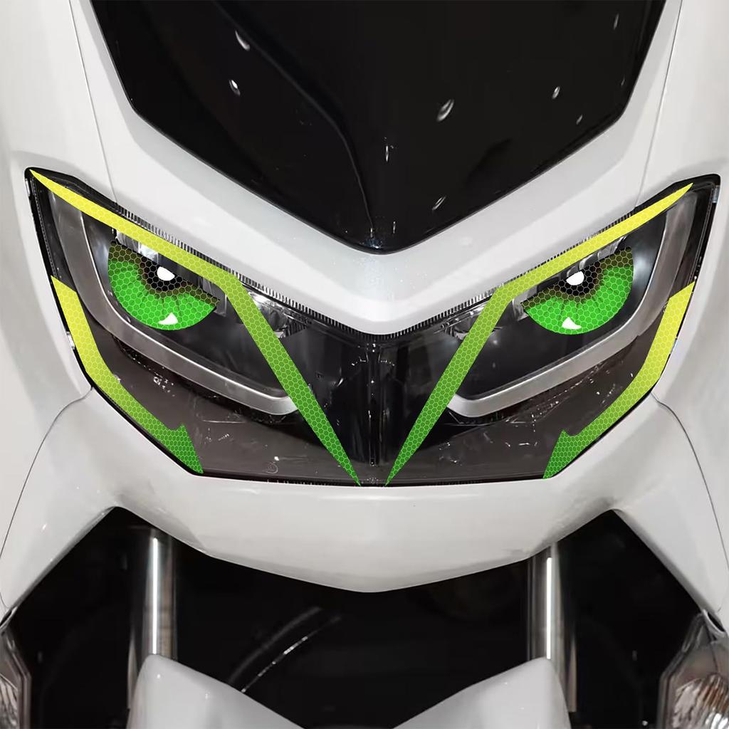 headlight decal sticker car reflective sticker headlight eye sticker car decor 19.4 x 5.5 inches