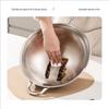 Mr. Jian 34CM Universal Non-Coated Stainless Steel Wok