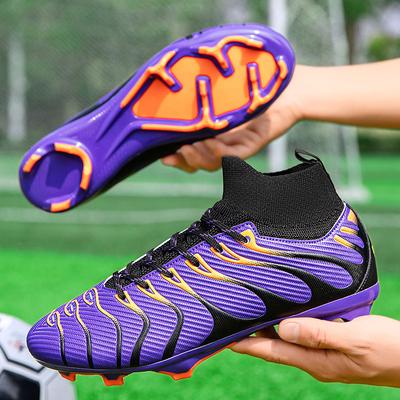 Heißer Verkauf Professioneller Wettkampf Outdoor Anti-Rutsch Training 15. Generation Stollen High Top Fußballschuhe Herren- und Damenfußballschuhe