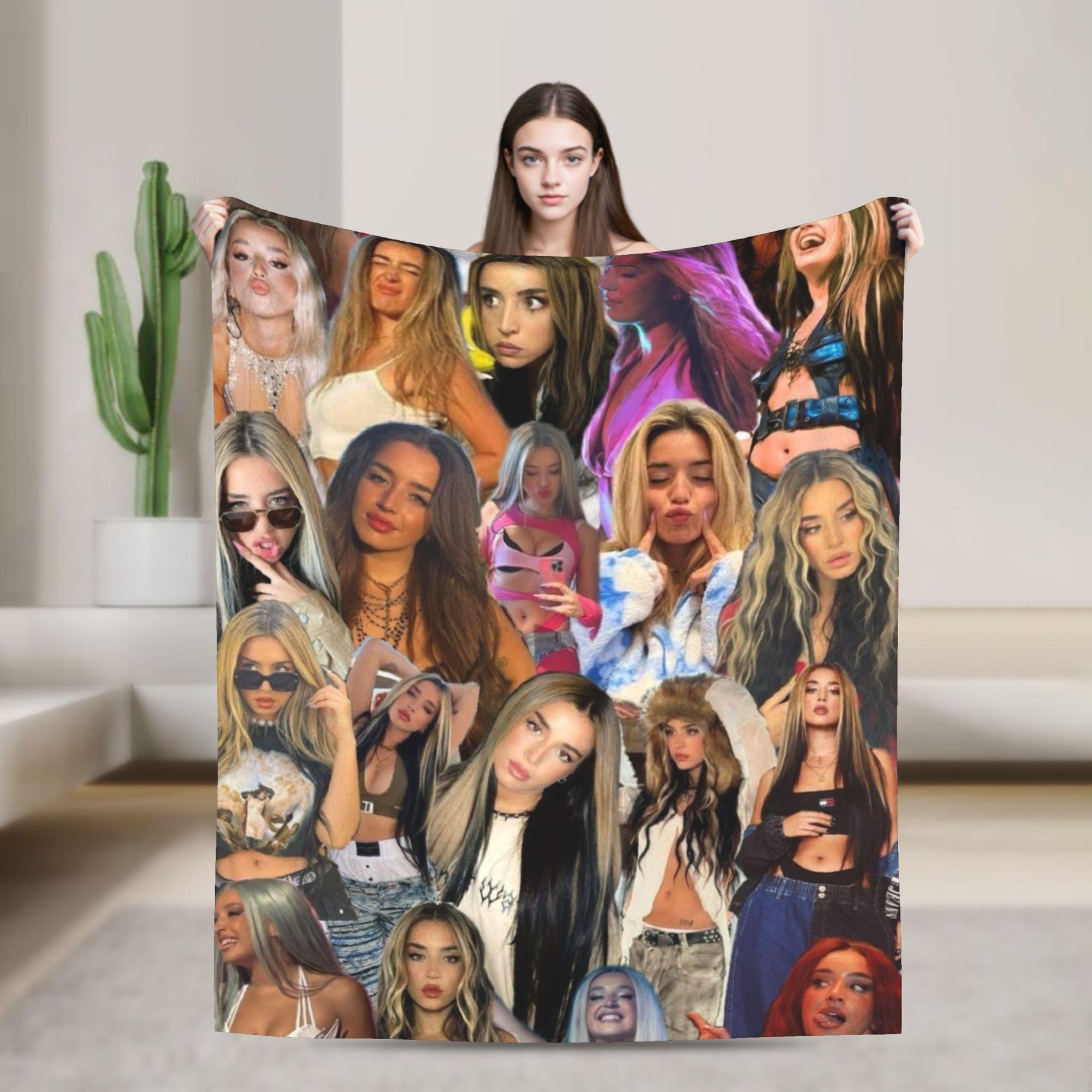 

L-Lolas I-Indigos Spanish Blanket Quality Soft Bedding Throws Winter Travel Outdoor Fashion Bedspread 30x40in