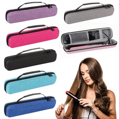 Curling Rod Storage Bag EVA Zipper Carrying Bag Shockproof Impact Resistant Multifunctional Case Curling Iron Organizer