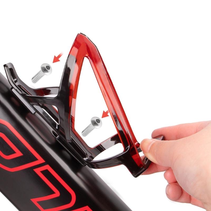 Bike Water Bottle Cage Lightweight Bicycles Drink Cup Holders with Screws Cycling Water Flasks Cage Adapter for  Bike