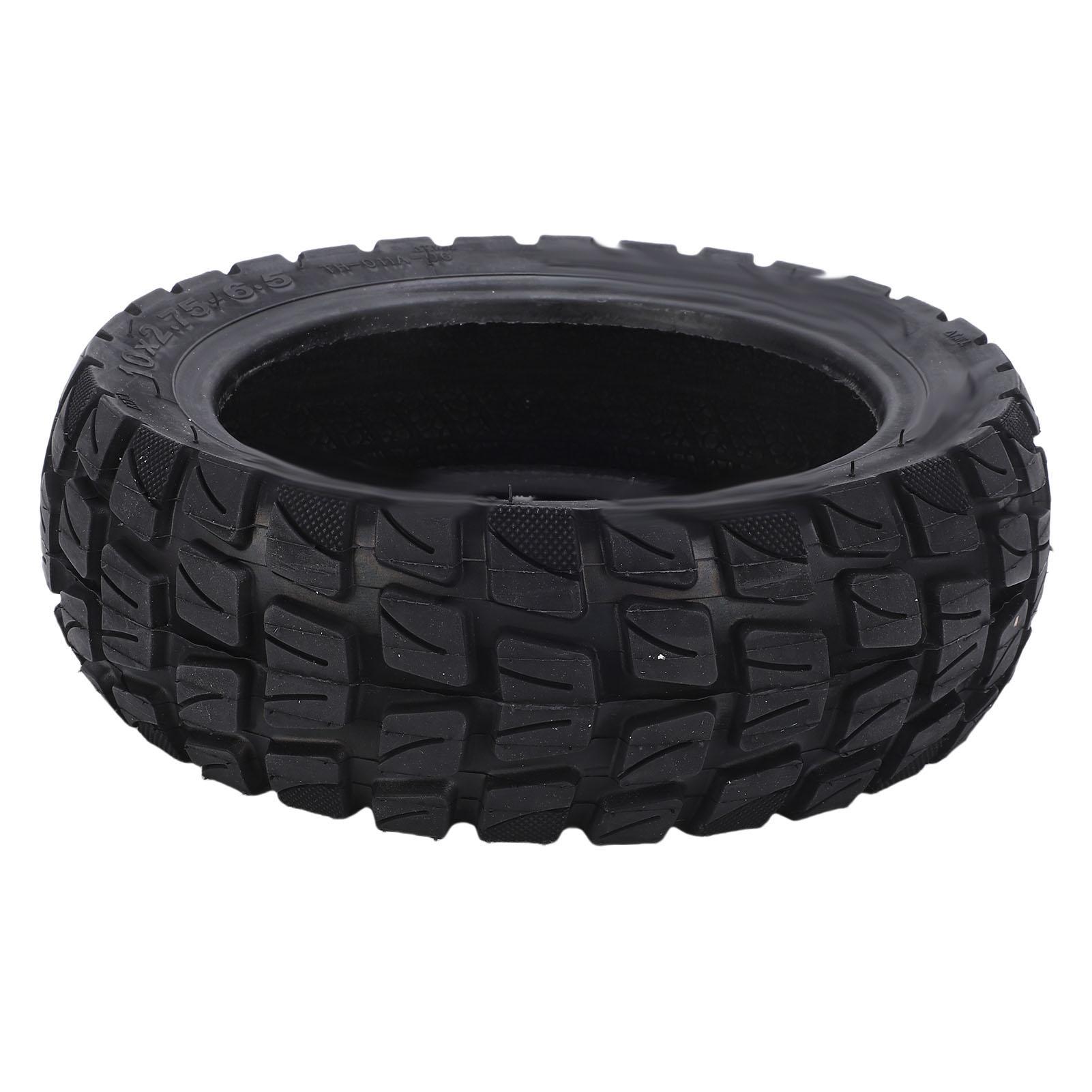 Шина для самоката 10x2.75-6.5 Резиновая бескамерная Внедорожная вакуумная шина для 10-дюймового электрического самоката