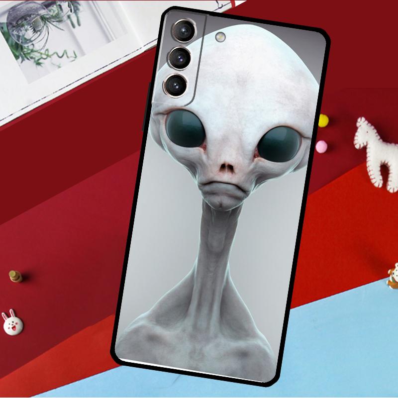 Aesthetic Alien Funda For Samsung Galaxy S25 S24 S22 S23 Ultra Plus S20 S21 FE S9 S10 S24 FE Phone Case