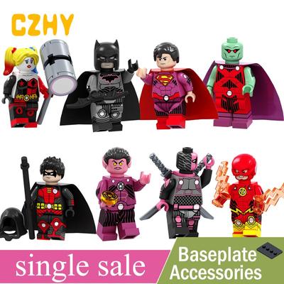 Superhero Building Block Toy Deadpool Batman Superman Clown Girl Minifigures Kids Education Toys PG8211