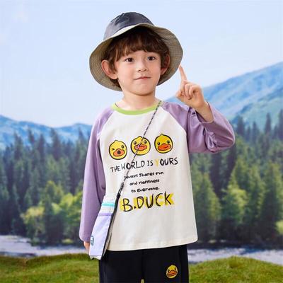 B.Duck Kids' Cartoon Long Sleeve T-Shirt