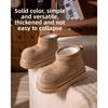36-45 Thick Soled Warm Cotton Shoes for Women, Winter Outerwear, Anti Slip, Odor Proof, and Fleece Cotton Slippers for Women
