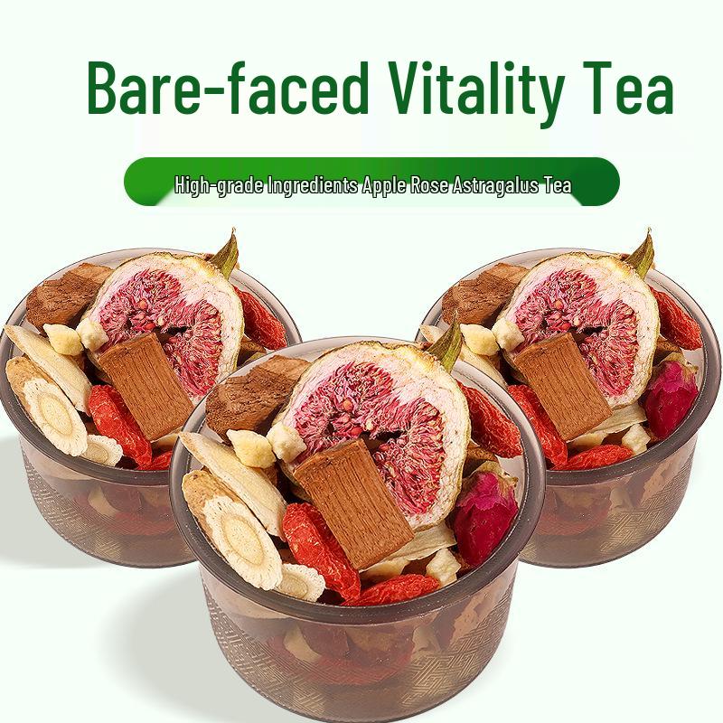 Женский чай Apple Rose Astragalus Vitality: Зимний чай для укрепления крови и ци.