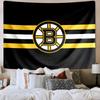 Boston Bruins Printed Tapestry, Unique Design Tapestry, Wall Decor for Bedroom,Livingroom, Playroom,Heartwarming Fan Holiday Gifts
