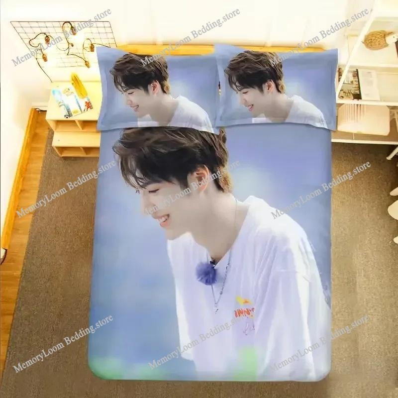 Wang Yibo Poster Pillowcase+ Duvet Cover Single Dormitory Student Knit Yebo Lifestyle Photo Picture Double Bedding Set