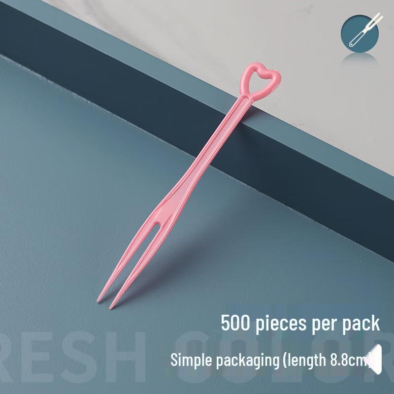 Disposable Plastic Fruit & Cake Forks