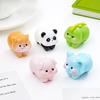 2 Pcs Cartoon Animal Figurine Cute Pig Panda Computer Monitor Decoration Duck Elephant Statues for Office