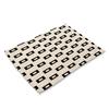 Geometric Striped Printed Linen Placemat Fruit Bowl Meal Plate Mat for Home Party Dining Tables Wedding Kitchen Banquets Decor