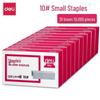 Deli No. 10 Staples, 1000 Pieces/Box – Perfect for Small Staplers