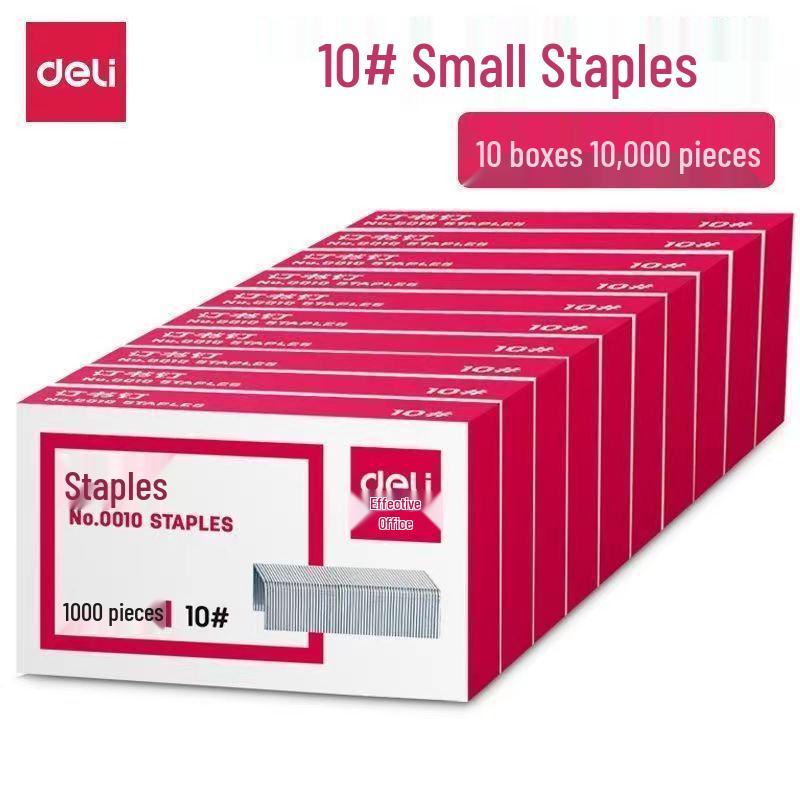 Дели Нет. 10 Скоб, 1000 Штук/Коробка – Идеально для Маленьких Степлеров