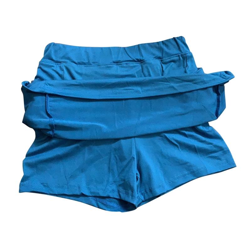 Women's Culottes Solid Color Pocketed Athleisure Pants Short Skirt