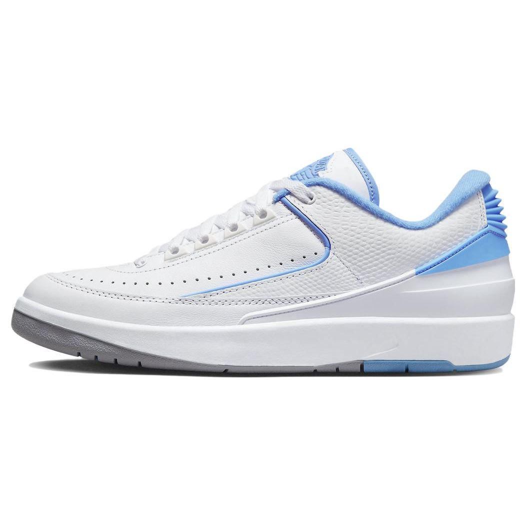 

Чоловічі кросівки Air Jordan 2 Retro Low UNC White University-Blue Cement-Grey DV9956-104 44