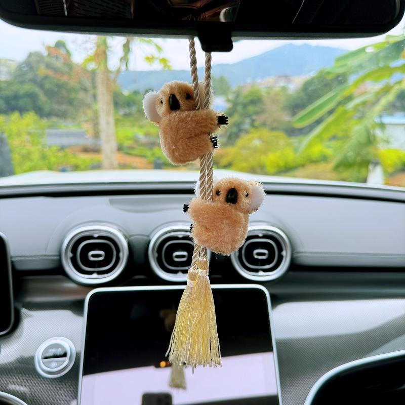 Creative and Cute Koala Car Pendant, Car Pendant, High-end Car Rearview Mirror Jewelry, Car Pendant