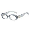 Leopard Small Oval Reading Glasses Anti Blue Light Clear Lens Presbyopic Eyewear For Women Fashion Optical Glasses